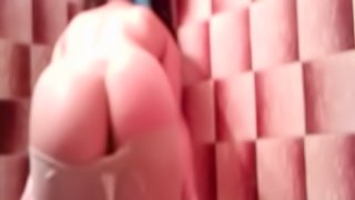 Sweet homemade scene with masturbation