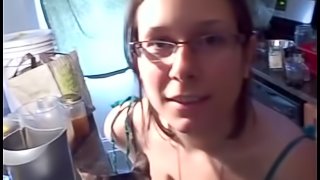 Tight brunette girlfriend agrees to let her boyfriend film their first sex tape