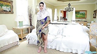 Hot busty Pakistani nympho Nadia Ali is happy to masturbate her wet pussy