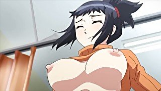 Buxom anime nymphs hardcore sex video