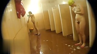 Hidden cameras in public pool showers 705