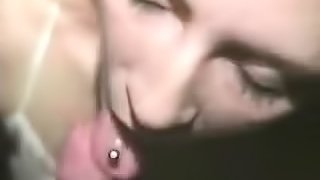 Hot cocksucking GF loves cum