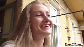 GERMAN SCOUT - SKINNY TEENAGE TIFFANY TATUM SEDUCE TO HUMP AT STREET CASTING - Tiffany tatum