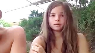 Sexy Teen Woman Sucks BF and Fingers Vagina