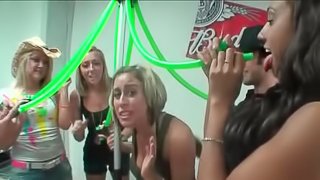 Teens in college drink and play sex games at party