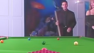 Whore Fucked On A Pool Table.