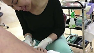 This pedicure master knows how to make my cock tingle with excitement