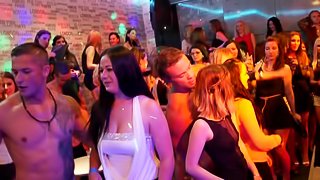 Fantastic sexy sluts dancing and teasing guys at a sex party