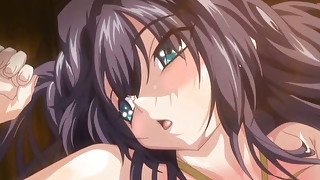 Bondage hentai bigboobs with clothespins on her tounge gets pumped wetpussy