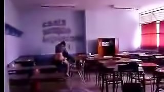 Horny couple gets caught while fucking in an empty cafe
