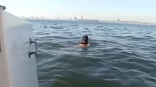 Micah Moore Gets a Dick Ride on a Boat