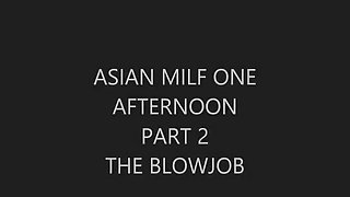 Asian milf streetslut sucks my dick in the hotel