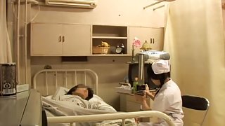 Sweet Japanese nurse dicked in medical fetish video