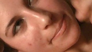 Sweet czech teen gets facial