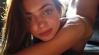 Cute gal Sophy is such a tease and she loves flashing her teen tits outdoors