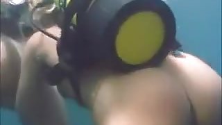 Scuba double blowjob