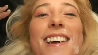 Amateur teen girlfriend gangbang with huge facials