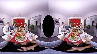 The Christmas Dinner - VR - Milf