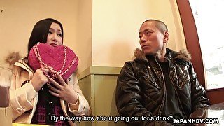 The best Japanese wife ever Ayana Naito thirsts for some good MMF