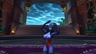 Night elf & Draenei dance