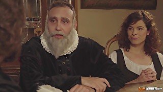 The True History of Shakespeare - historical threesome porn with busty whore Jasmine Jae