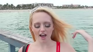 Sexy Blonde Babe in a Steamy POV Hardcore Sex Clip