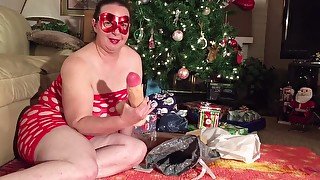 Christmas Eve Unboxing if My New 12 Inch Cock - Masturbation