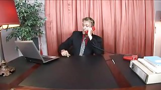 Crazy pornstar Helena G. in fabulous blonde, office xxx scene