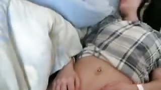 Sleeping pussy fingering