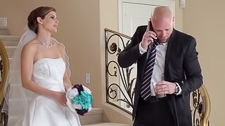 Hardcore CFNM reality scene with charming bride Jenni Lee