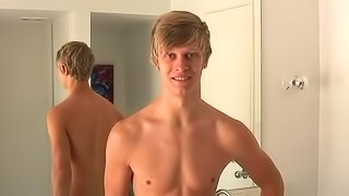 Alex Waters is masturbating his tasty dick