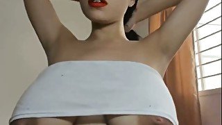 horny latina stepsister gets out her big titties