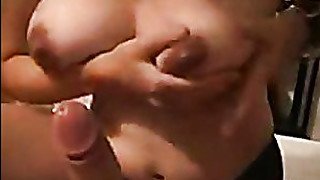 Wife sucking a large cock 1