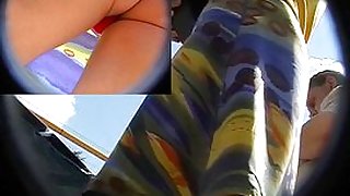 Fantastic upskirt in public