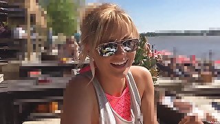 Blonde's naughty vacation