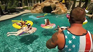 TRANS POOL PARTY - LENA KELLY, JANELLE FENNEC, CASEY KISSES, NATALIE MARS