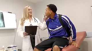 Julia Ann is a horny doctor who craves a fellow's BBC