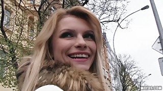 Flirtatious Blond Hair Babe's First Assfuck Fucking 1 - Lets Try Assfucking