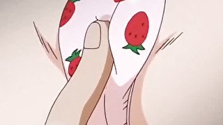 Eye catching hentai clip with shy chick getting double team fucked