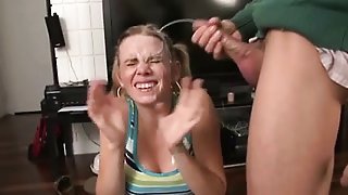 Huge cumshot Christa from 1fuckdatecom