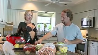 Slutty MILF Valerye Fucked In The Kitchen