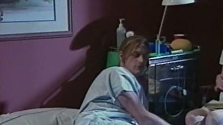 Blonde hot amateur nurce Mary fucks patient in hospital room. Tasty video