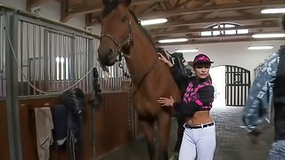 Tera Joy loves riding horses, but riding cocks is way better