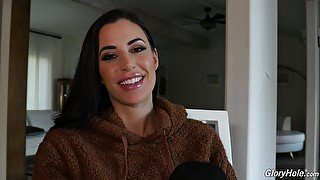 Wonderful looking and smiling Gia DiMarco and her kinky interview