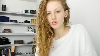 Sensual Solo Jerk Off with sexy redhead teen