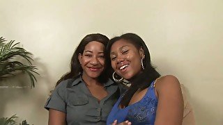 Dark skinned lesbian Kendra Lee desires to enjoy some horny masturbation