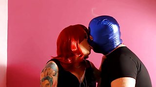 Tina Snua & Her Thrall Sharing Smoky Kisses - Smokin' Fetish