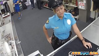 Sexy Police Officer Had My Pistol In Her Mouth