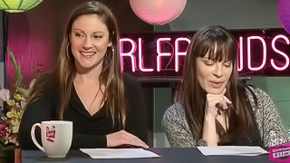 Shy Love is a smarty talking about the adult business on a chat show