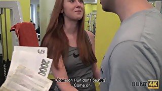 HUNT4K. Naive cuckold watches comely GF got laid hard...